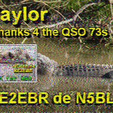 SSTV image received 2026-06-17 18:47