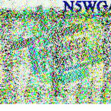 SSTV image received 2026-06-19 21:43