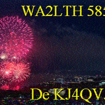 SSTV image received 2026-06-20 15:47