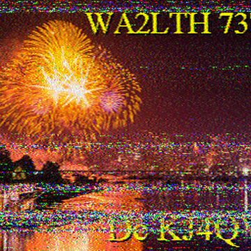 SSTV image received 2026-06-20 15:51