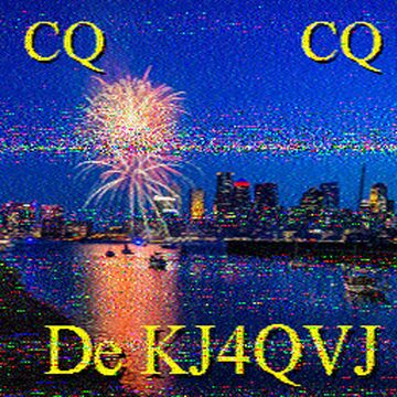 SSTV image received 2026-06-20 15:56