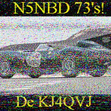 SSTV image received 2026-06-20 16:13