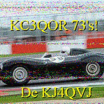 SSTV image received 2026-06-20 16:23