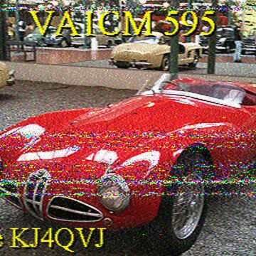 SSTV image received 2026-06-20 16:35