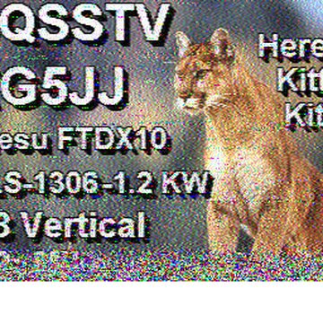 SSTV image received 2026-06-21 17:08