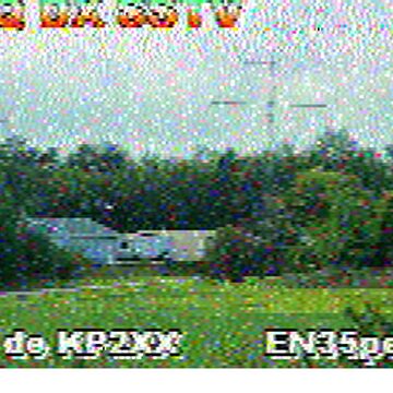 SSTV image received 2026-06-24 10:19
