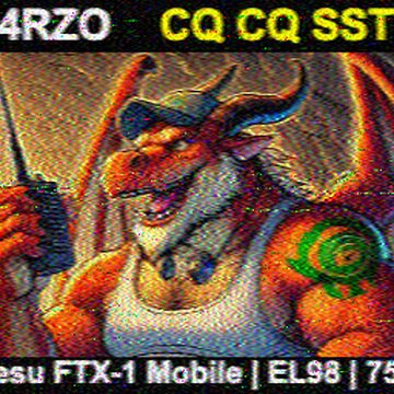 SSTV image received 2026-06-24 20:27