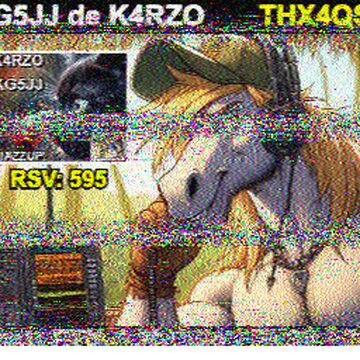 SSTV image received 2026-06-24 20:37