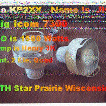 SSTV image received 2026-06-26 11:38
