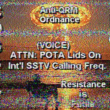 SSTV image received 2026-06-26 12:05