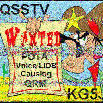 SSTV image received 2026-06-26 12:08