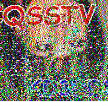 SSTV image received 2026-06-26 15:31
