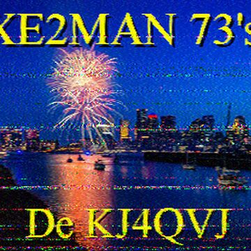 SSTV image received 2026-07-01 21:05