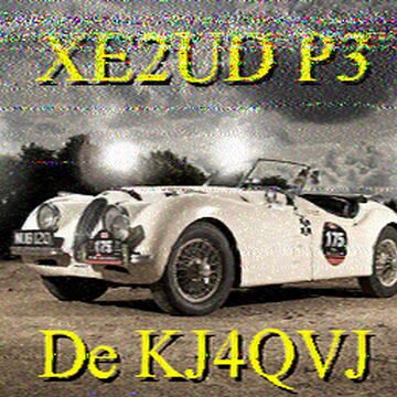 SSTV image received 2026-07-01 21:40