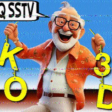 SSTV image received 2026-07-17 14:42