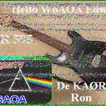 SSTV image received 2026-08-09 20:28