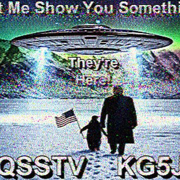 SSTV image received 2026-09-01 14:54