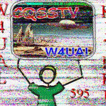 SSTV image received 2026-09-22 19:55
