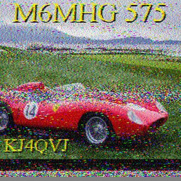 SSTV image received 2026-08-07 21:43