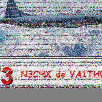 SSTV image received 2026-08-09 02:02