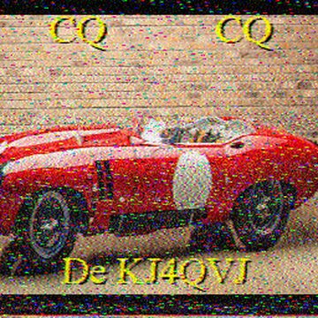 SSTV image received 2026-08-09 15:15