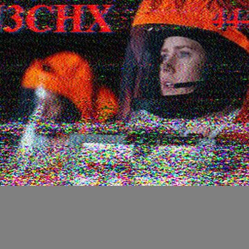 SSTV image received 2026-08-21 00:25