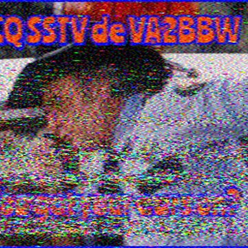SSTV image received 2026-08-23 13:36