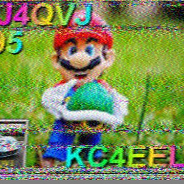 SSTV image received 2026-08-23 22:34
