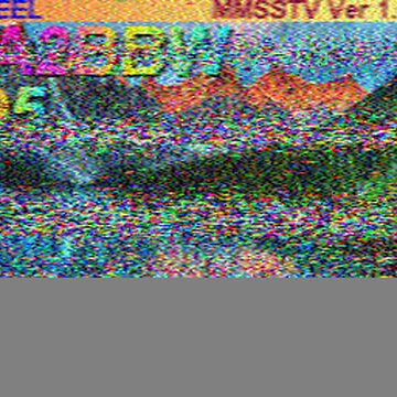 SSTV image received 2026-08-23 22:56